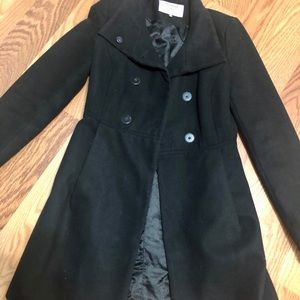 ZARA COAT BLACK SIZE XS